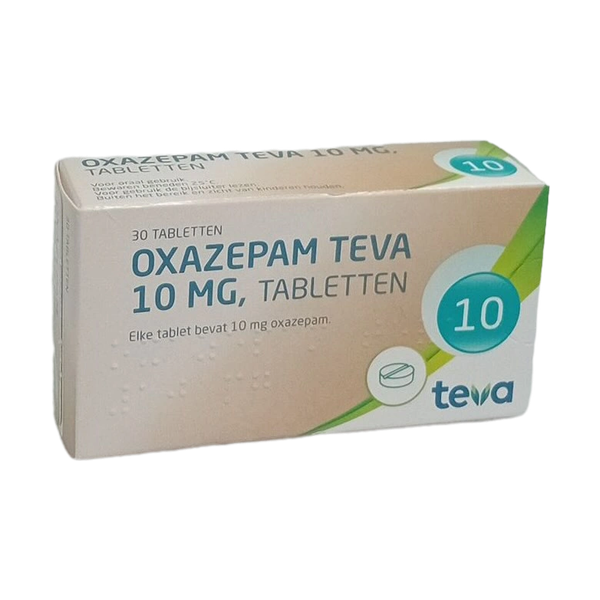 Oxazepam TEVA - 3 strips 10mg (30tabletten)